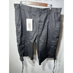 NOIZ Jeans Men's Black Denim Cargo Jean Shorts Size 40